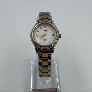 Timex Two Tone Indiglo Ladies Watch WR50m Day Indicator Simple Classic Working